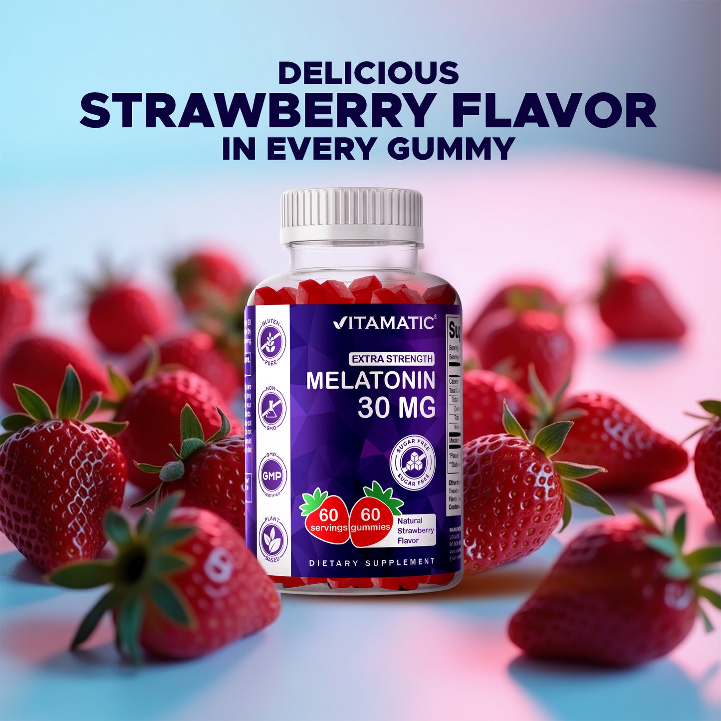 Sugar Free Melatonin 30mg - 60 Gummies