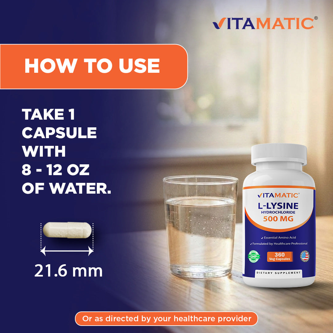 L-Lysine 500mg Capsules