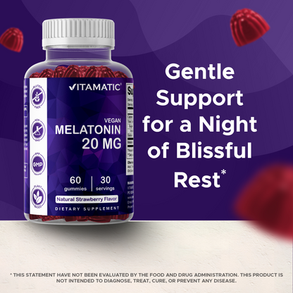 Melatonin 20mg - 60 Vegan Gummies