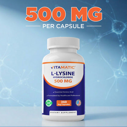 L-Lysine 500mg Capsules