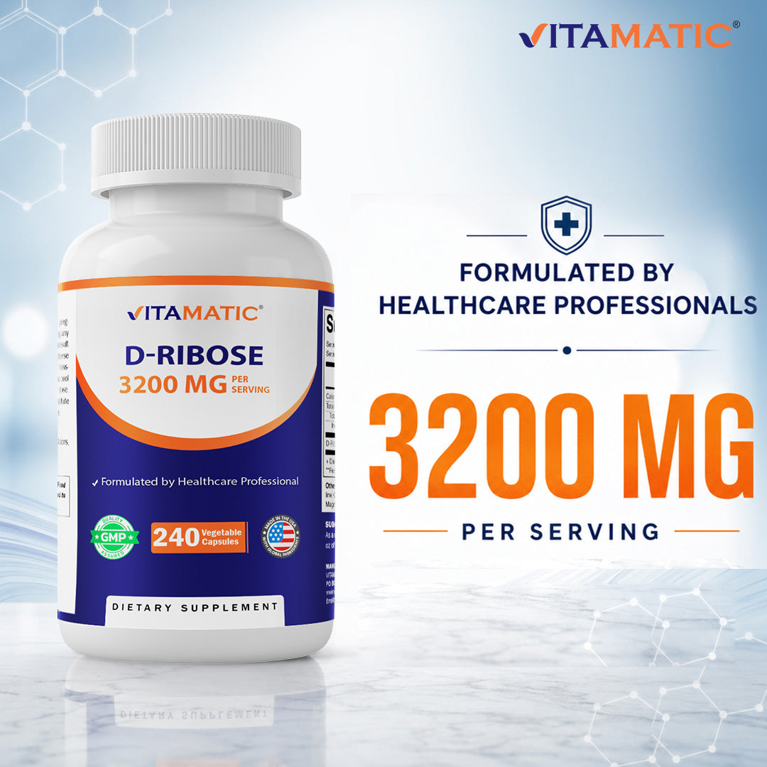 D-Ribose 3200mg per Serving Capsules