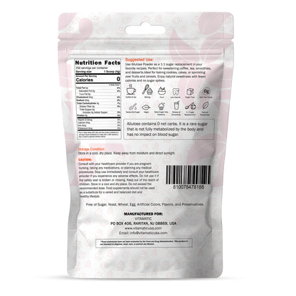 Allulose Powder 1 kg (2.2 lb) – Zero Calorie Sugar Substitute Sweetener – 1:1 Sugar Replacement