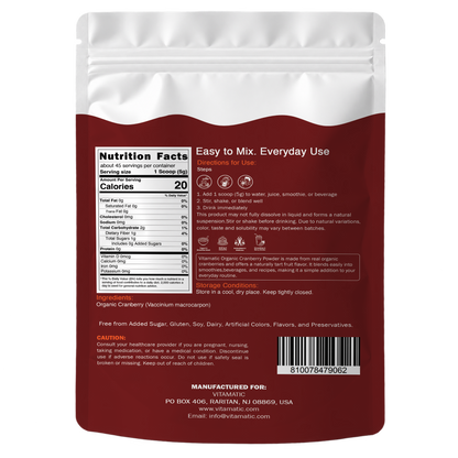 Organic Cranberry Powder