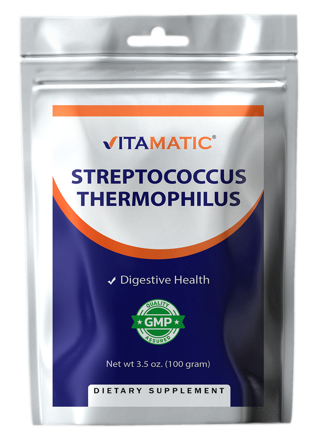 Streptococcus Thermophilus Probiotic Powder Digestive Health Support 100 Gram 100 Servings
