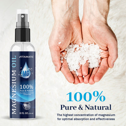 Pure Magnesium Oil Spray - 8 Oz