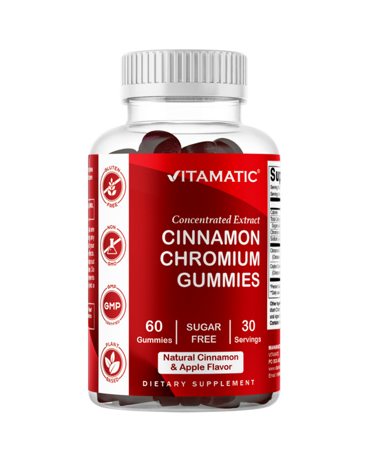 Sugar Free Cinnamon with Chormium 60 Gummies