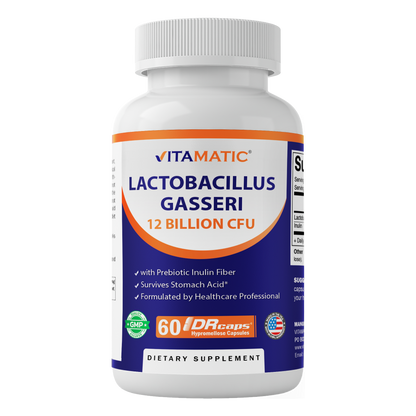 Lactobacillus Gasseri 12 Billion CFU, 60 DR Capsules