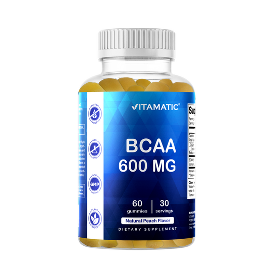 BCAA  600mg - 60 Vegan Pectin Based Gummies