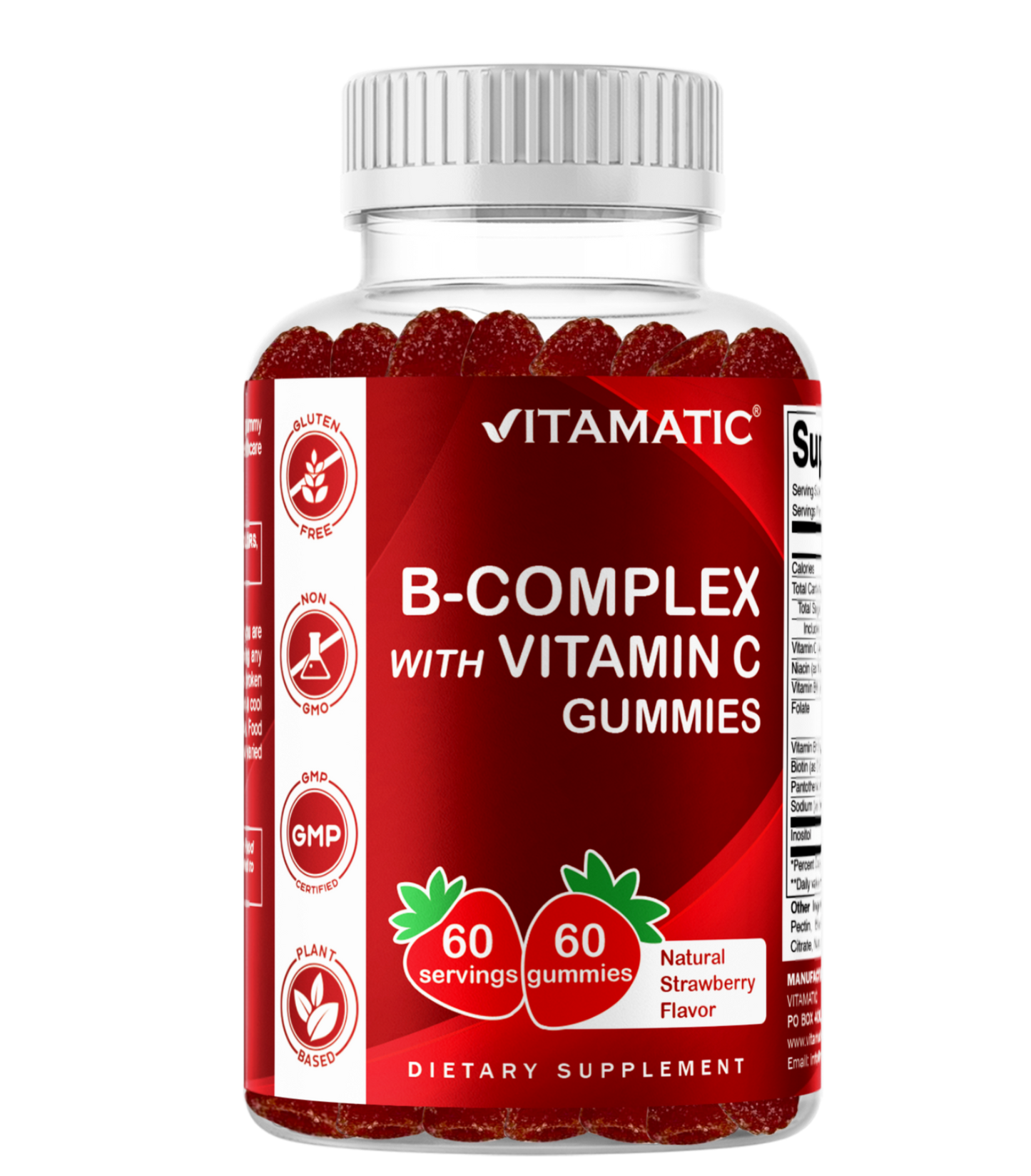 B-Complex with Vitamin C | 60 Gummies