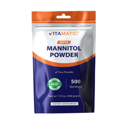 Mannitol Powder 1000mg Per Serving, 500g Pouch