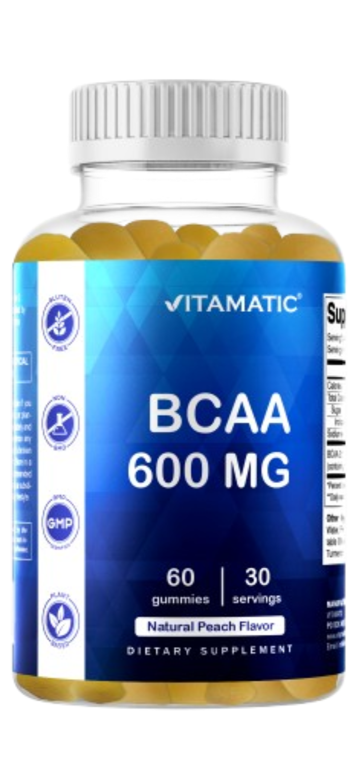 BCAA  600mg - 60 Vegan Pectin Based Gummies
