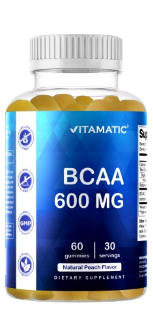 BCAA  600mg - 60 Vegan Pectin Based Gummies