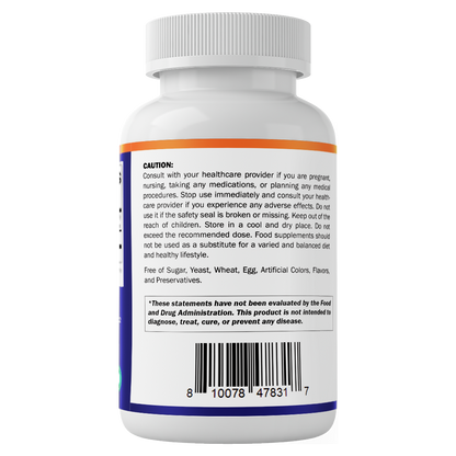 Vitamatic L-Glutamine 1000 mg Per Serving, 180 Vegetarian Capsules, Non-GMO, Gluten Free, Amino Acid Supplement, Made in the USA