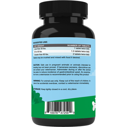 Maximum Strength Joint & Hip Health Supplement for Dogs 120 Chicken Flavored Tablets