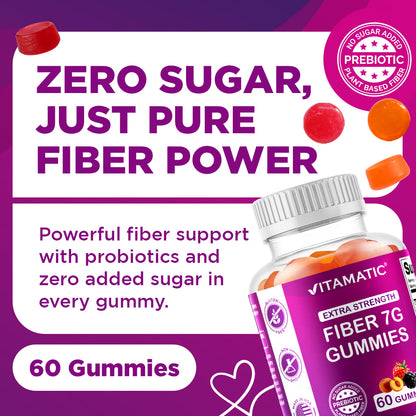 FIBER 7G (Beet Fos-pectin) - 60 Gummies