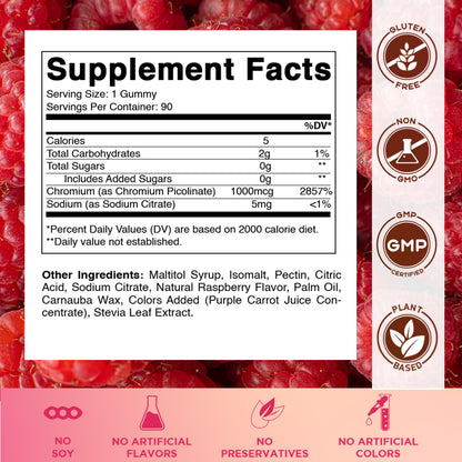 Vitamatic Chromium Picolinate 1000 mcg - 90 Gummies
