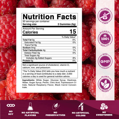 Glucose Energy Gummies, 60 Gummies