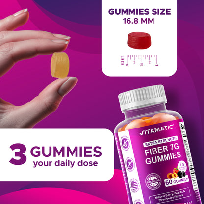 FIBER 7G (Beet Fos-pectin) - 60 Gummies