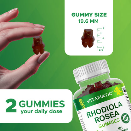 Sugar Free Rhodiola Gummies