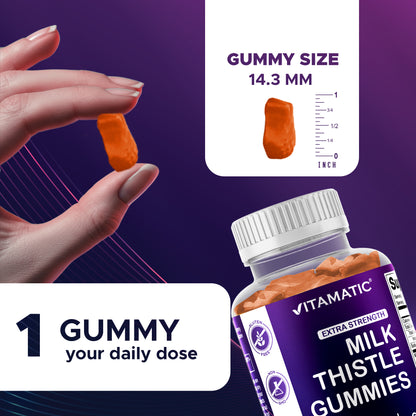 Milk Thistle Gummies 3000mg - 60 Gummies