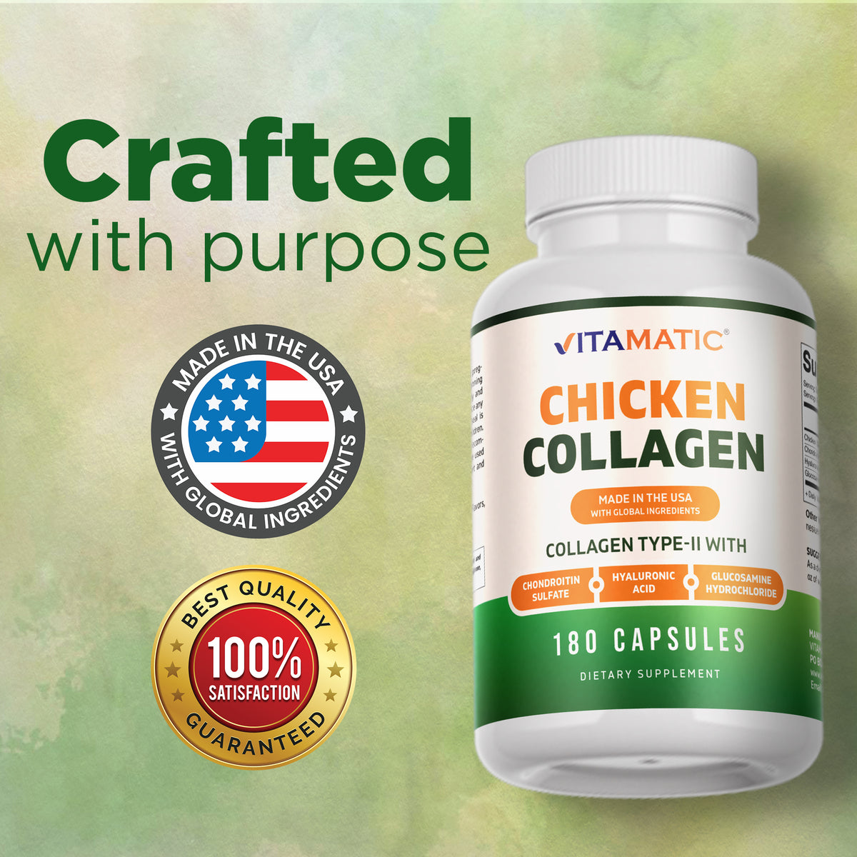 Chicken Collagen 3000mg per Serving Capsules