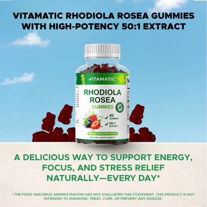 Sugar Free Rhodiola Gummies