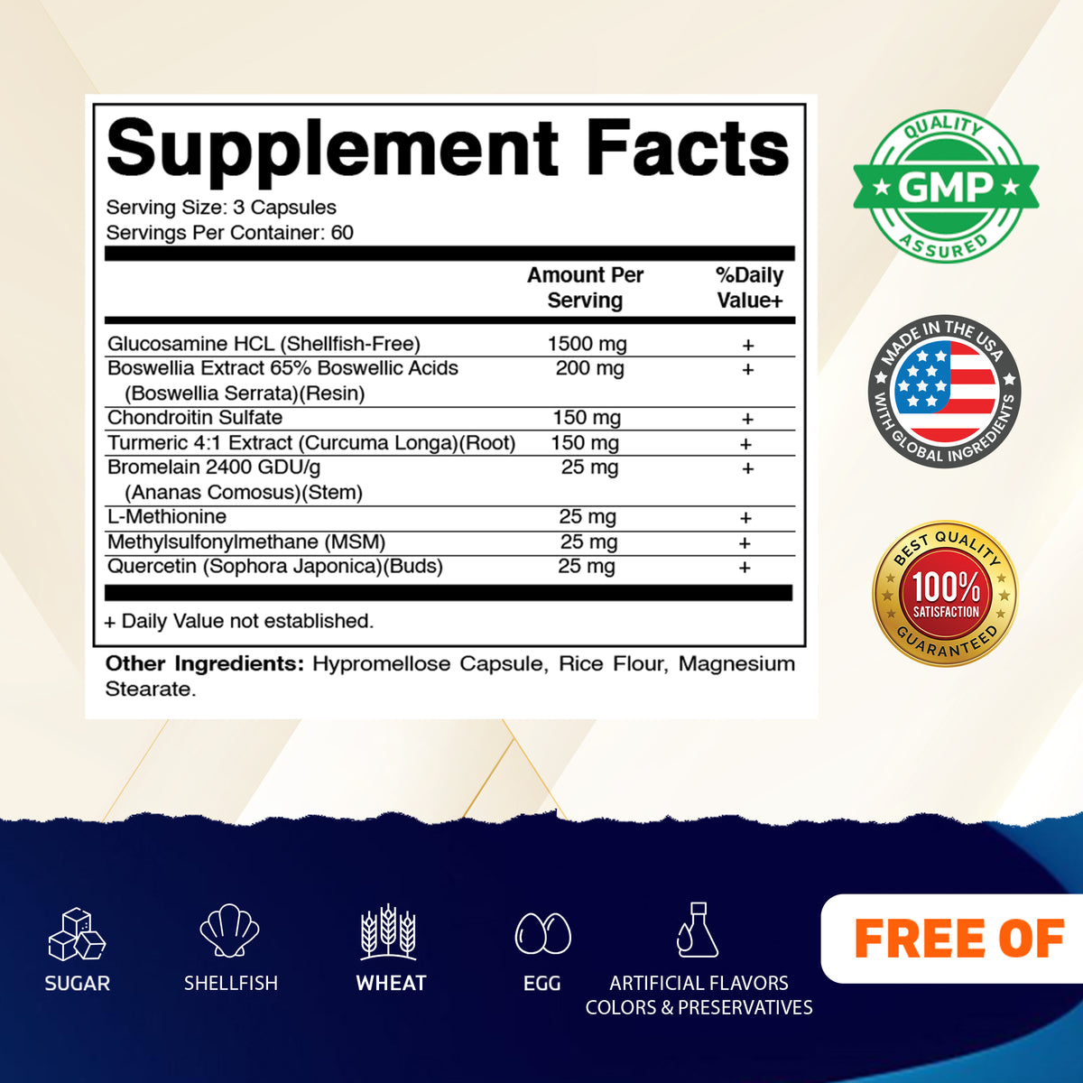 Glucosamine Chondroitin MSM Capsules