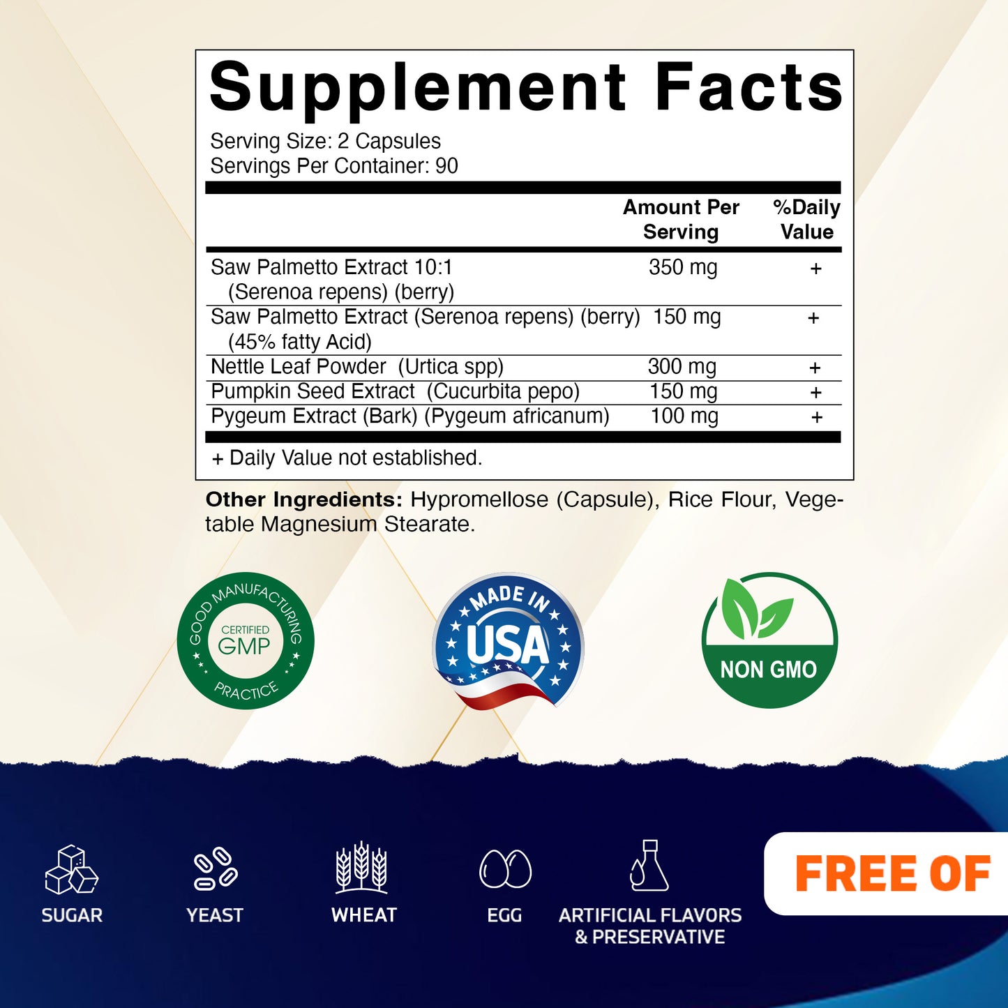 Saw Palmetto Extract for Men & Women 180 Veg Capsules