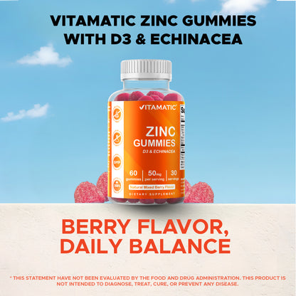 Zinc 50 mg - 60 Vegan Gummies