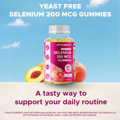 Sugar Free Yeast Free Selenium 200 mcg - 90 Gummies