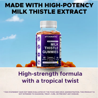 Milk Thistle Gummies 3000mg - 60 Gummies