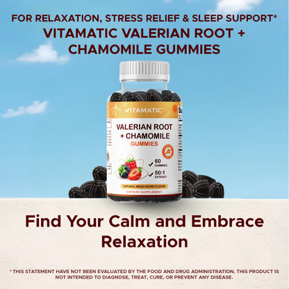 Valerian Root + Chamomile Gummies