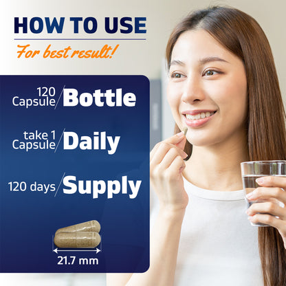 L-Threonine 500 mg - 120 Vegetable Capsules