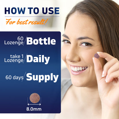 Methyl B12 (Methyl-cobalamin) 10,000 mcg - 60 Lozenges