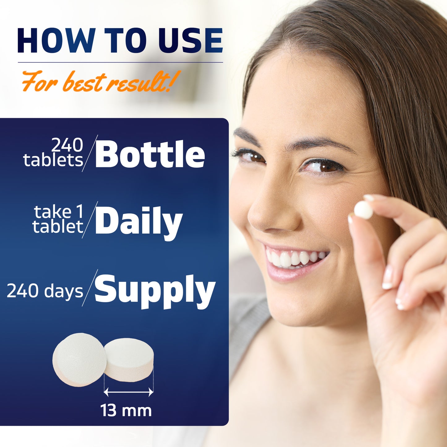 Niacin (Vitamin B3) 500mg, Sustained Release - 240 Tablets