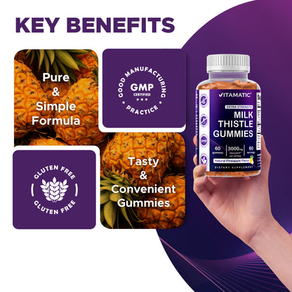 Milk Thistle Gummies 3000mg - 60 Gummies
