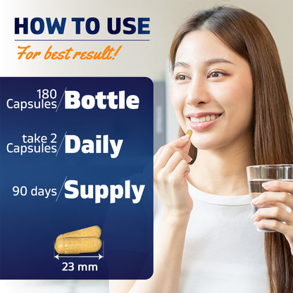 Sea Moss 3000mg with Black Seed Oil, Ashwagandha,  Turmeric, Bladderwrack, Burdock - 180 Veg Capsules