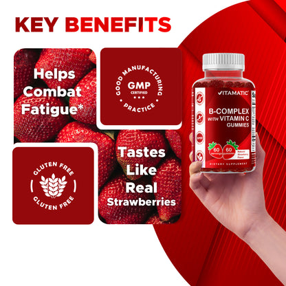 B-Complex with Vitamin C | 60 Gummies