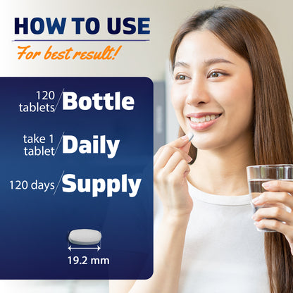 L-Tryptophan 1000mg - 120 Tablets