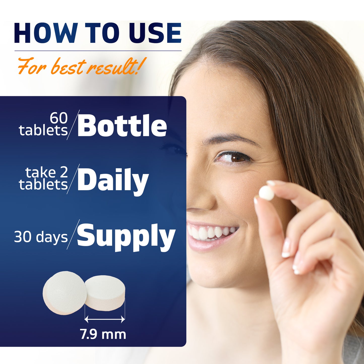 Potassium Iodide 65 mg per Serving - 60 Tablets
