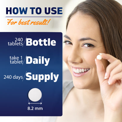 Chelated Boron Glycinate 10mg - 240 Tablets