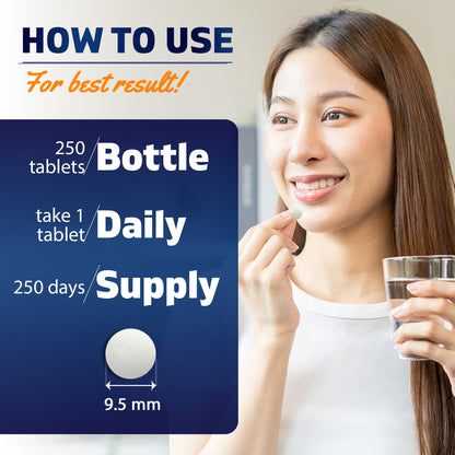 Caffeine Pills 200mg - 250 Vegetarian Tablets