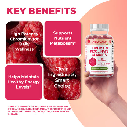Vitamatic Chromium Picolinate 1000 mcg - 90 Gummies