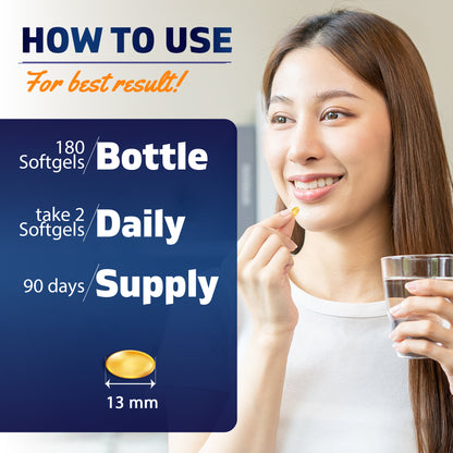 Peppermint Oil Softgels - 180 Softgels