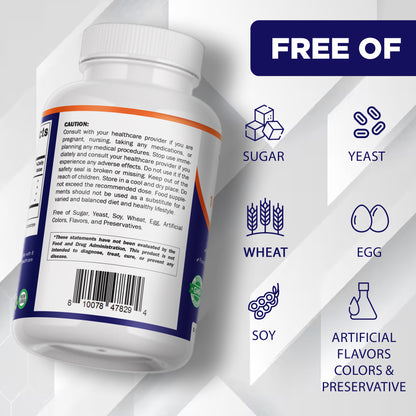 BCAA 1000 mg Per Serving (2:1:1) | 250 Veg Capsules