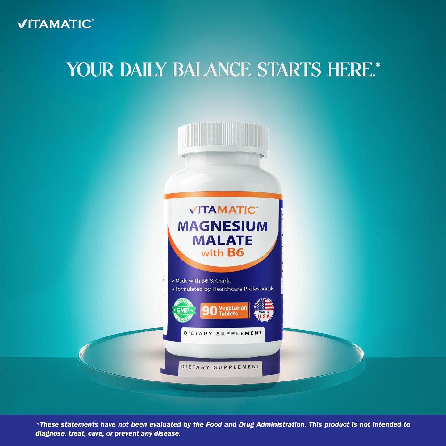 Magnesium Malate 2000mg 90 Vegetarian Tablets