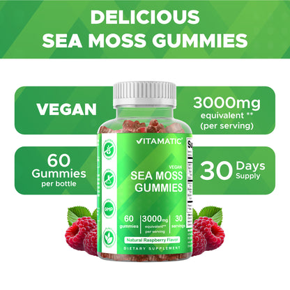 Irish Sea Moss - 60 Vegan Gummies