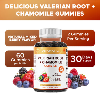 Valerian Root + Chamomile Gummies
