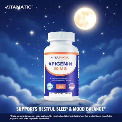 Apigenin 50mg 120 Vegetarian Capsules