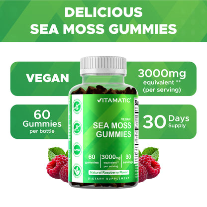 Irish Sea Moss - 60 Vegan Gummies